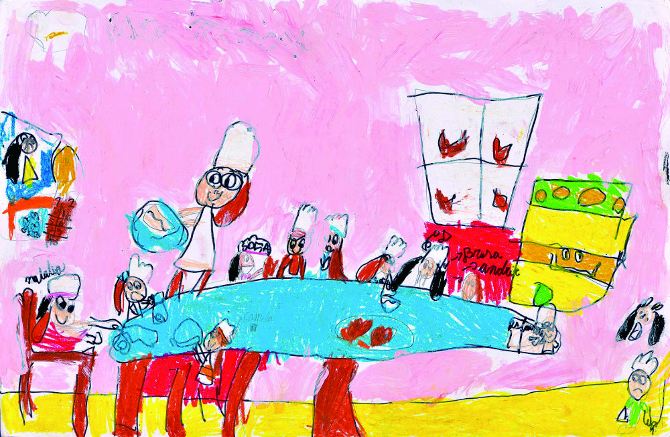 优质儿童画作品欣赏,童心绘世界阳光下成长主题绘画