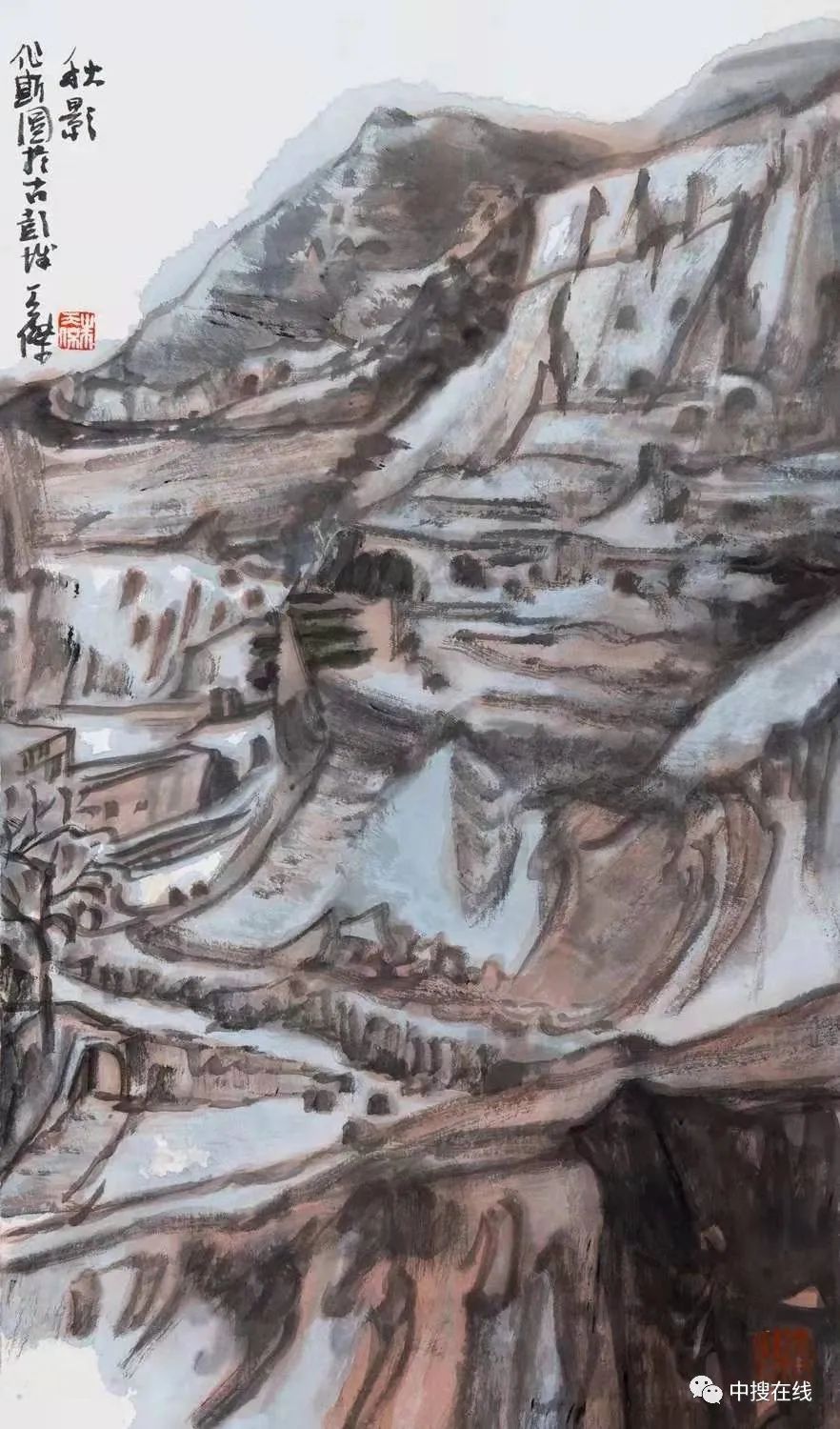 彭城画派：朱天杰先生山水画鉴赏专栏编辑发布：中搜在线