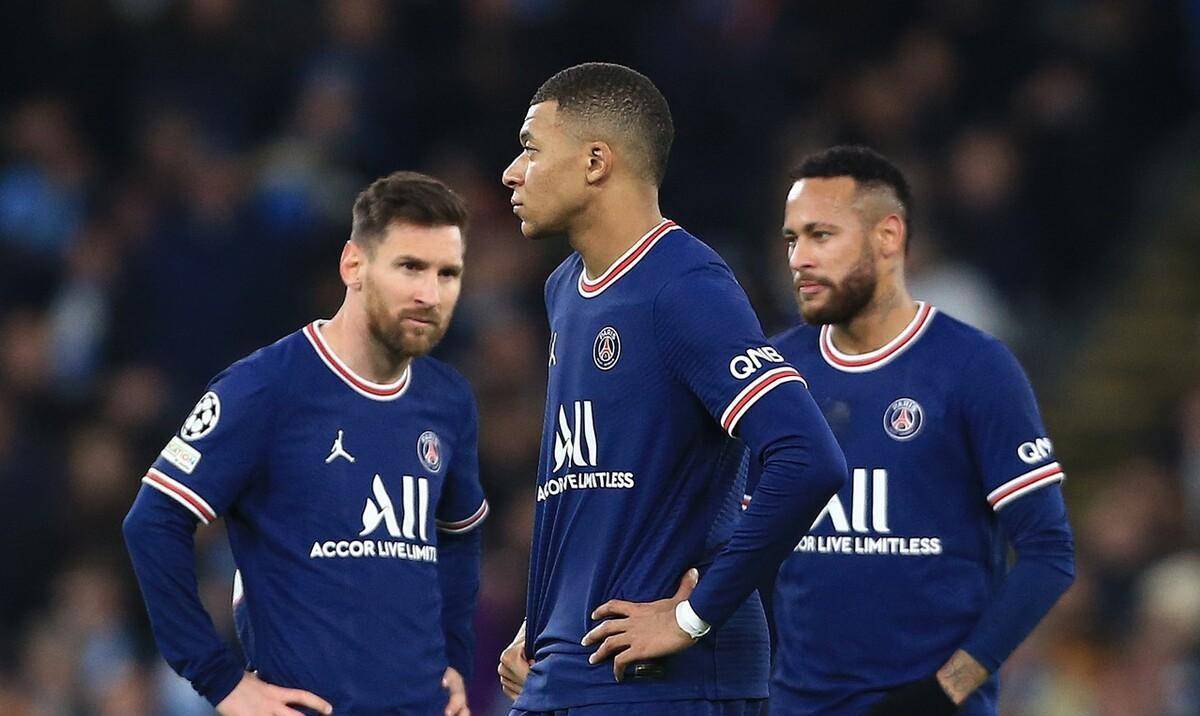 大巴黎无缘法甲冠军,姆巴佩内马尔梅西大巴黎比赛