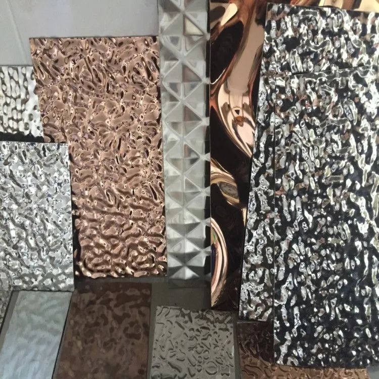 吧台不锈钢水波纹,镜面不锈钢圆弧吧台