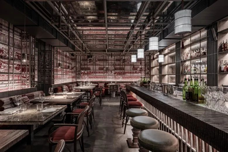 西城创意餐馆设计风格,新型餐馆造型设计