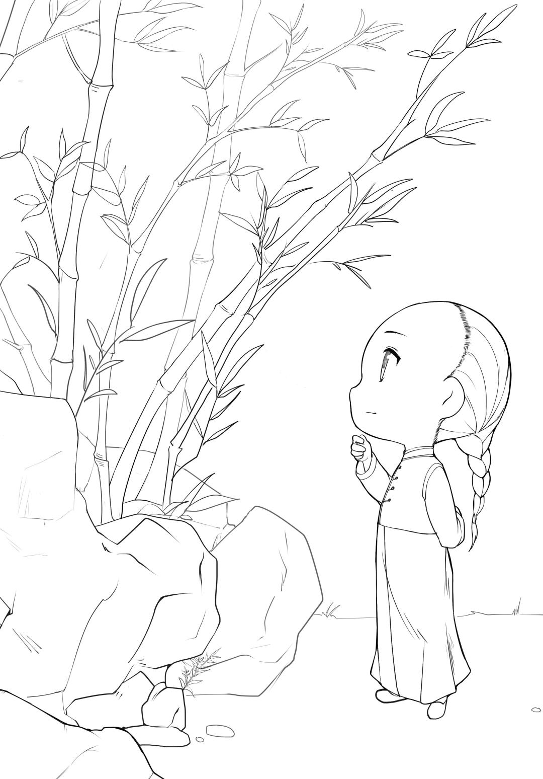 简笔诗词画,古诗画绘画最简单的