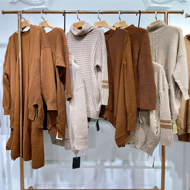 「MOKA羊绒毛衣」2021秋冬品牌折扣女装直播实体店拿货尾