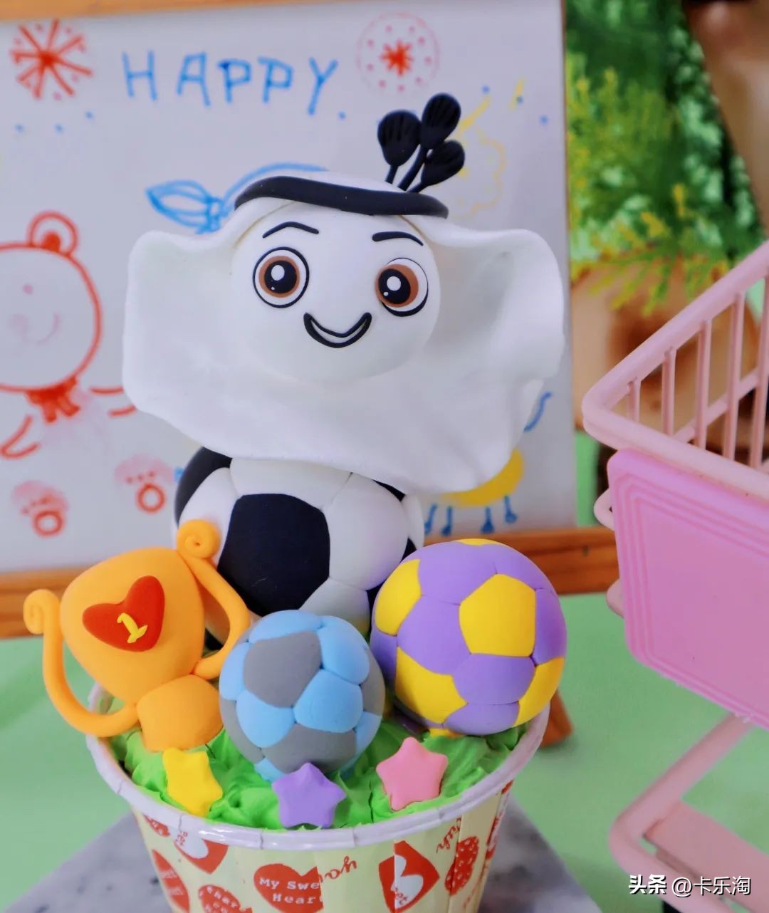 足球手工世界杯,足球世界杯手工