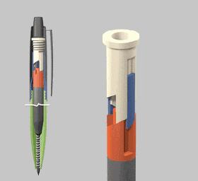 圆珠笔笔芯制造难度,自制圆珠笔最简单的