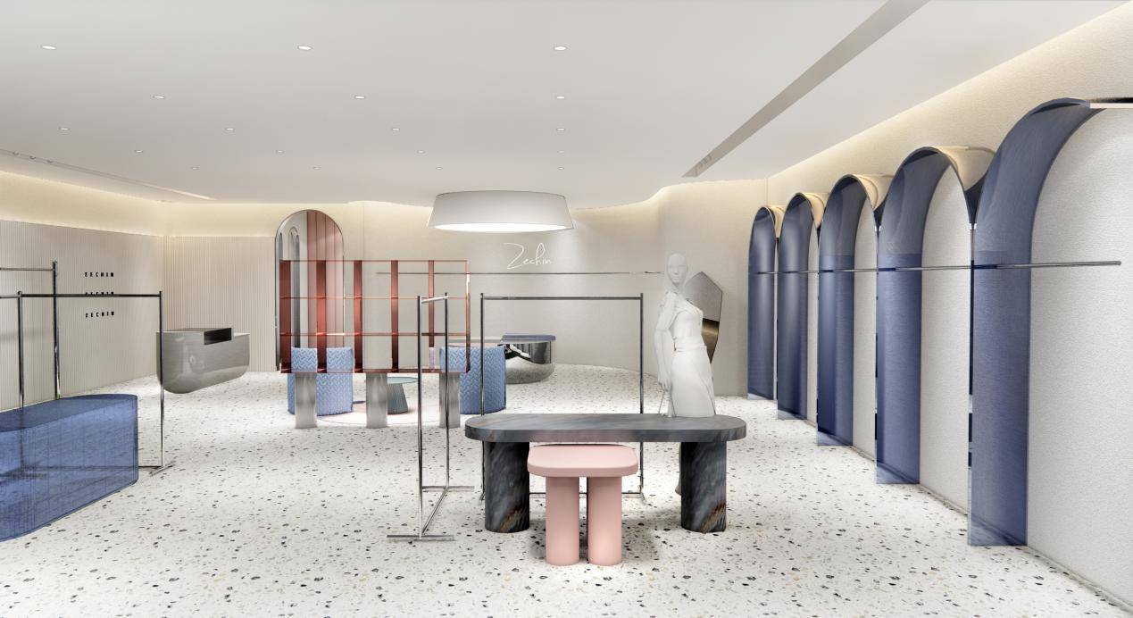 氧气设计xZECHIN女装店｜2022法国双面神GPDPAWARD设计大奖