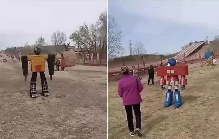 呼和浩特稻草人事件,呼和浩特稻草人视频