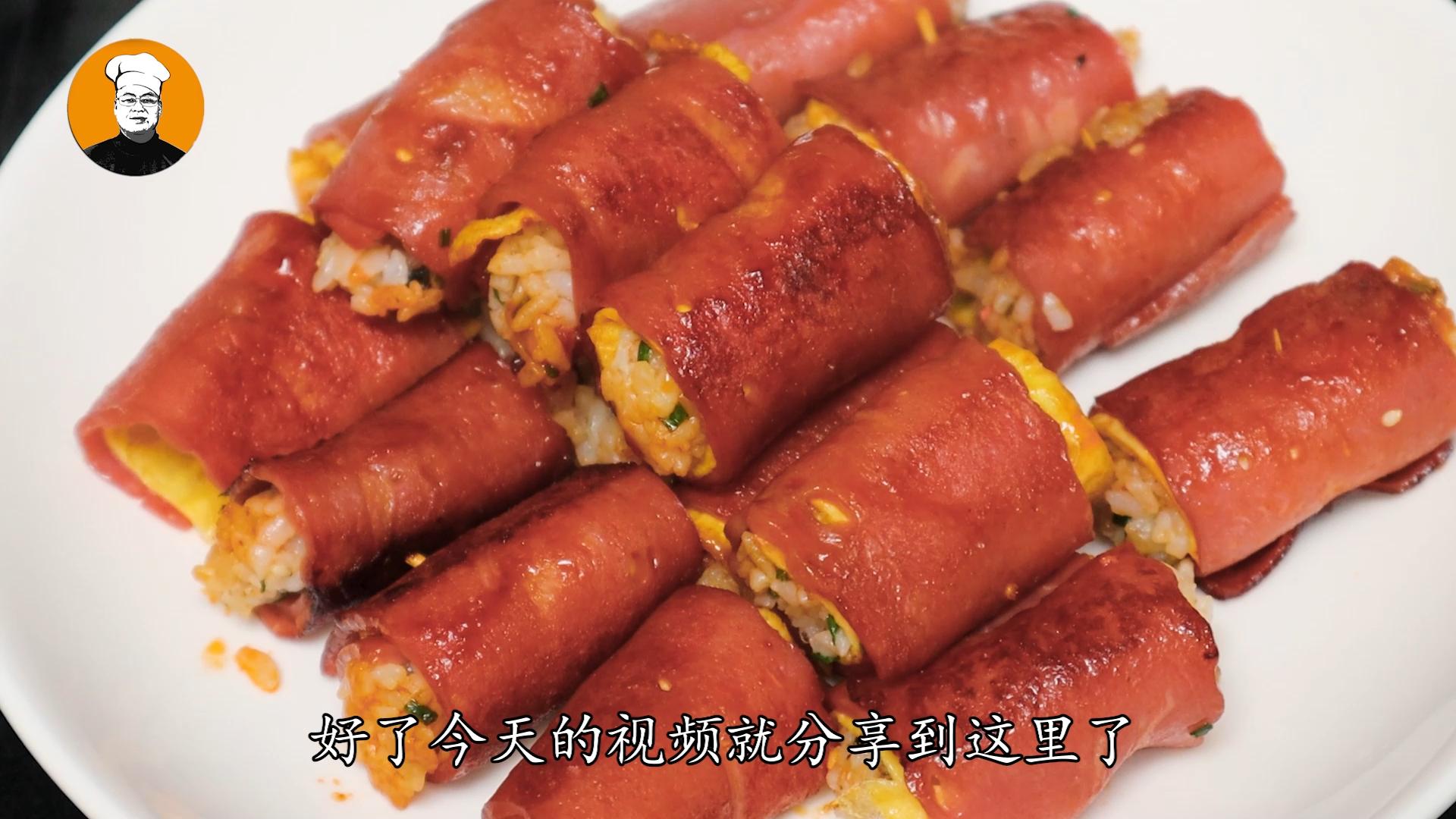 剩米饭做紫菜鸡蛋炒饭,鸡蛋米饭同时做蛋炒饭