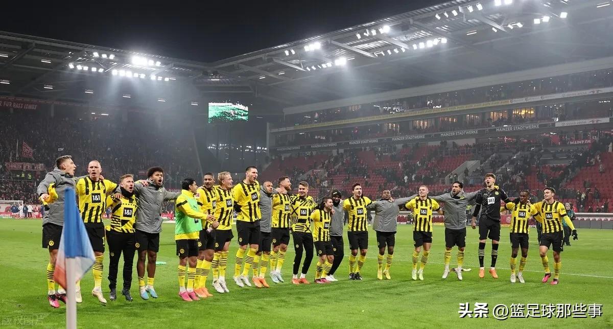 德甲多特蒙德巩固榜首位置,门兴多特法兰克福莱比锡