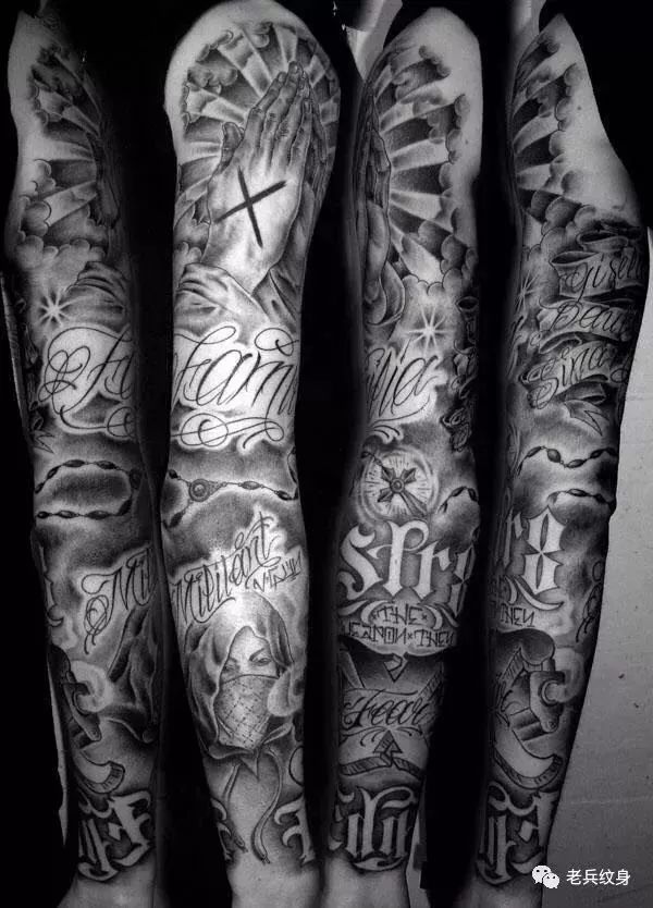 花臂纹身彩臂,花臂一次性纹好还是分次纹好