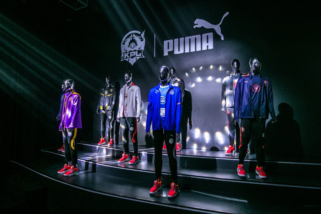 puma2022kpl战队队服发布会,一诺puma穿搭