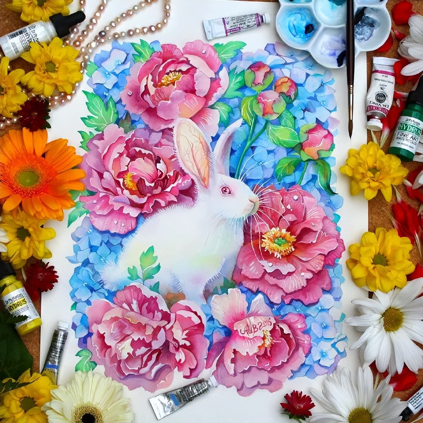 大神级水彩作品看完肯定不后悔,40张笔触狂放的水彩