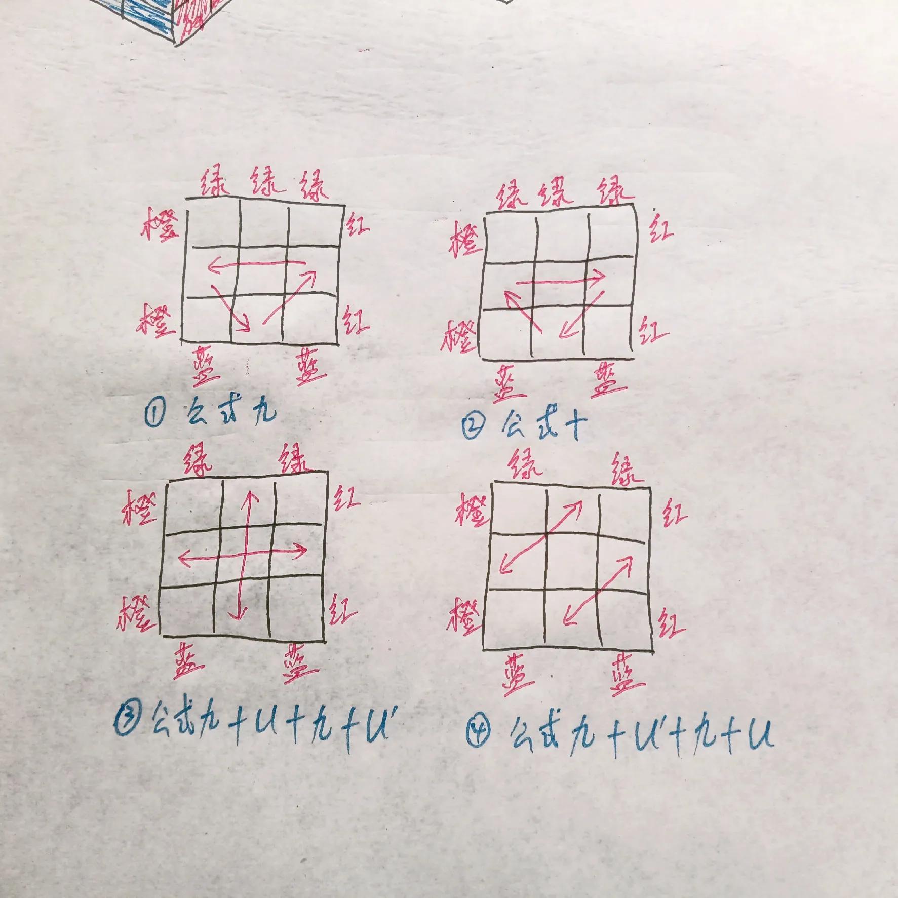 三阶魔方20秒速拧公式,万能公式三阶魔方