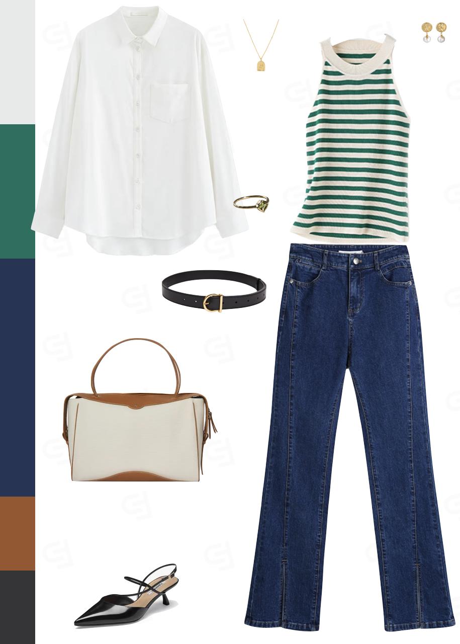 初夏这样穿更时髦,简约5套秋日搭配优雅从容穿一周