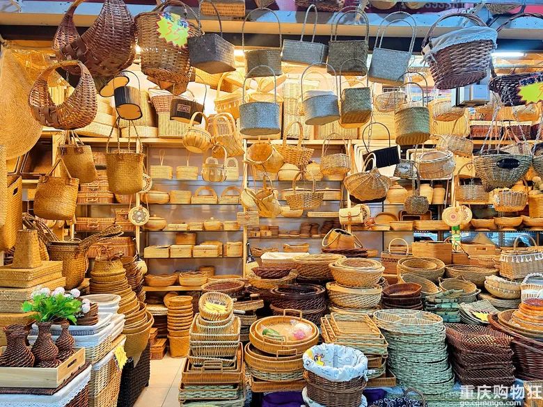 重庆哪里有藤编工艺品,重庆解放碑藤编市场
