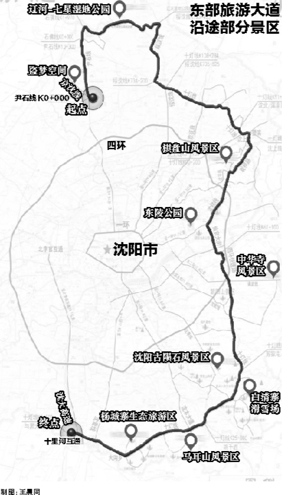 未来沈阳有几条旅游大道,沈阳东部旅游线路图