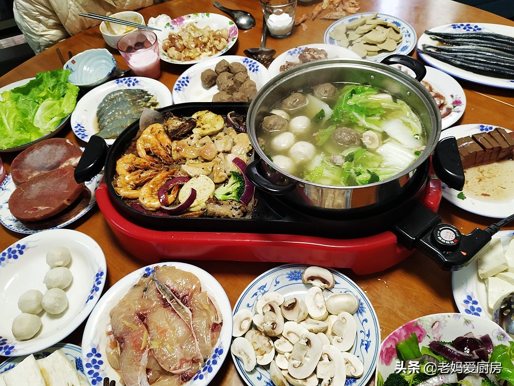 在家用涮烤一体锅,吃喝玩乐涮烤锅一体锅