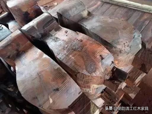 没加工前的红木家具是怎样的,便宜红木家具木材