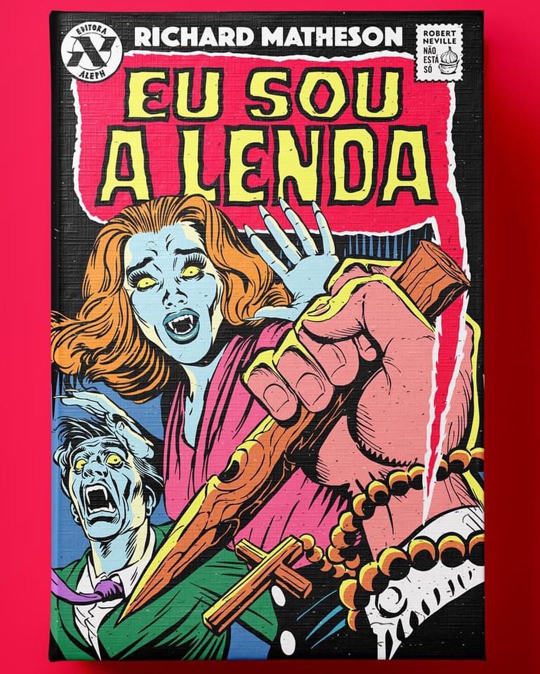 插画氛围感人物构图,复古美式波普插画