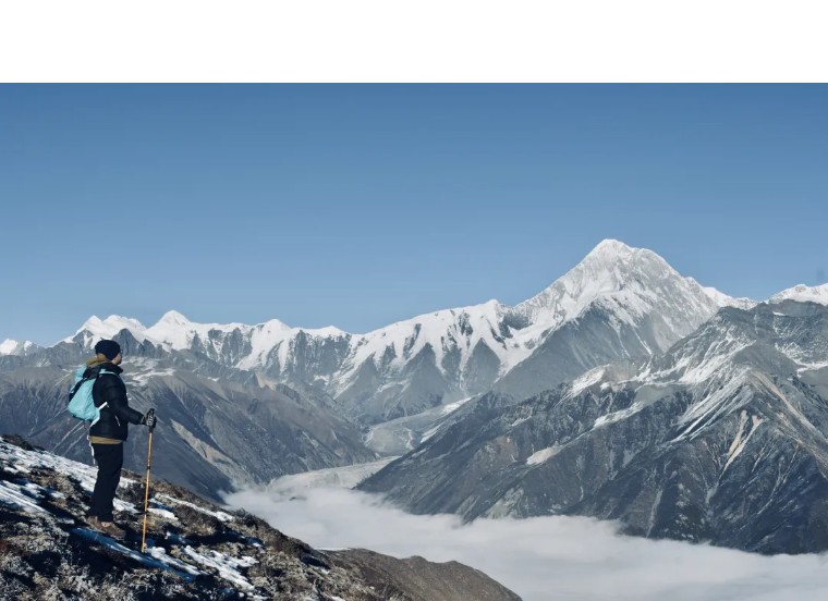 贡嘎徒步穿越子梅垭口,子梅垭口看贡嘎雪山蜀山之王