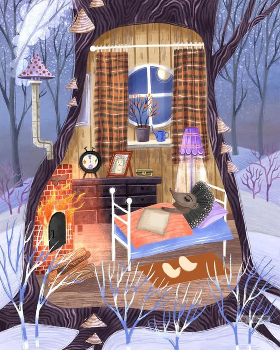 下雨天动物插画简单,如何保护企鹅生存的环境的插画