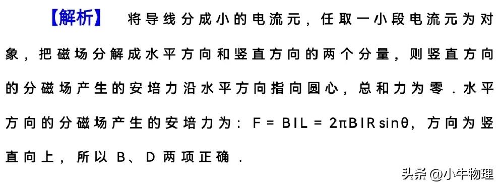 安培力作用下导体的运动与平衡,安培力作用下导体运动趋势的判断