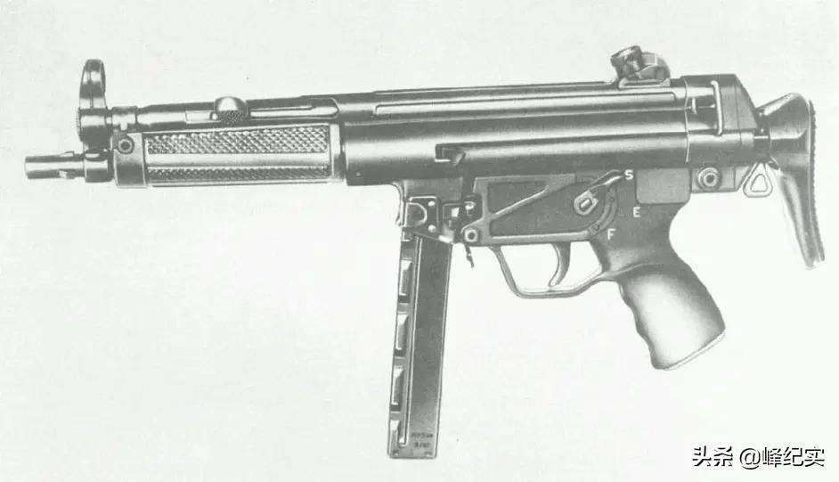 德国mp5新型冲锋枪,新式德国mp5冲锋枪