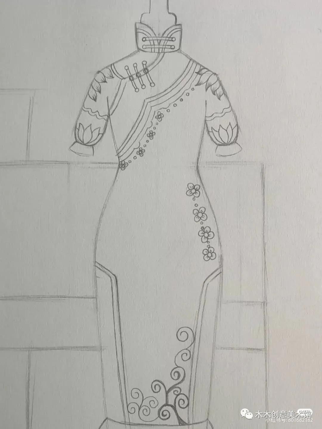 中国传统文化线描装饰，用马克笔将创意进行到底，力画国风绘画