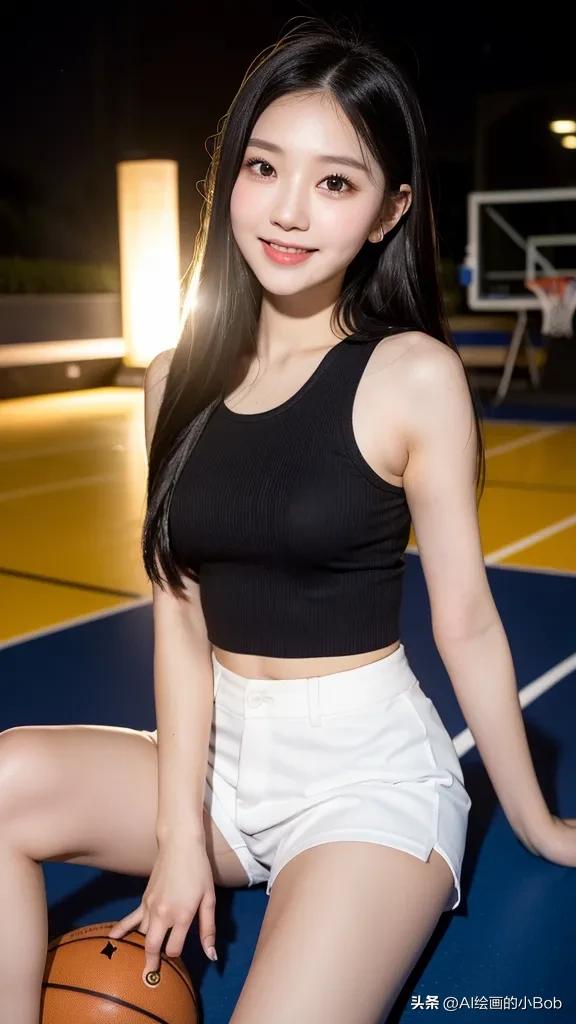ai画打篮球女生图片,ai绘画女生打篮球教程