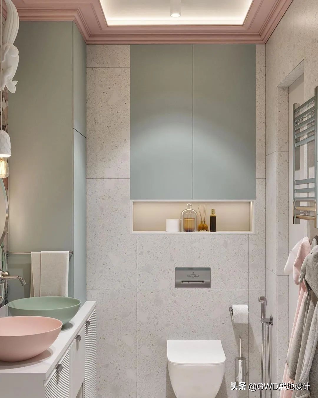 最美卫生间装修效果图,2021最火卫生间设计效果图