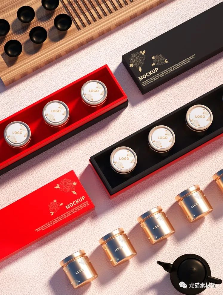 ps样机茶叶包装盒免费,免费素材茶叶包装盒展示样机