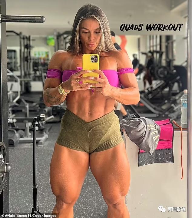 巴西健身女巨人,绿巨人健身网红