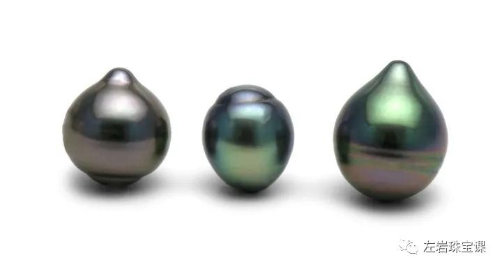 大溪地极强光珍珠鉴赏,优化过的大溪地黑珍珠