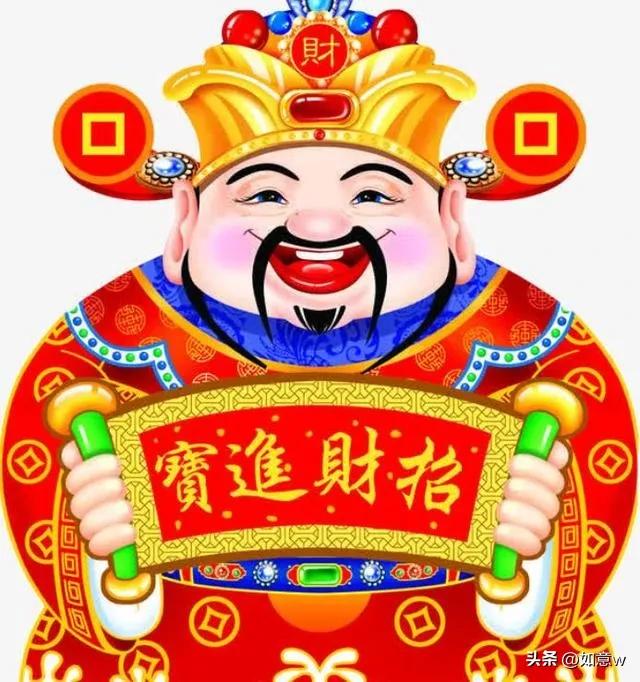 2023财神爷壁纸高清图文,2023年财神爷手机壁纸暴富图文