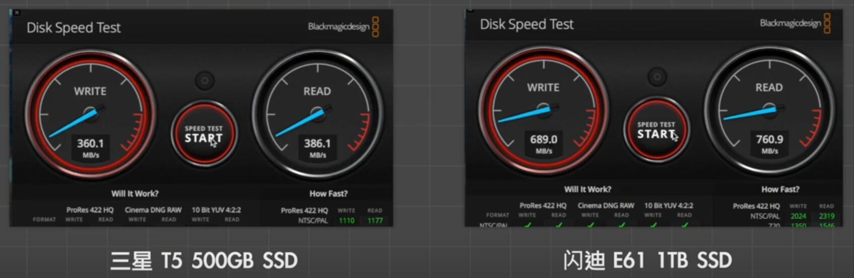 闪迪e61和西数1t固态硬盘对比测评,闪迪移动固态硬盘e60详细评测