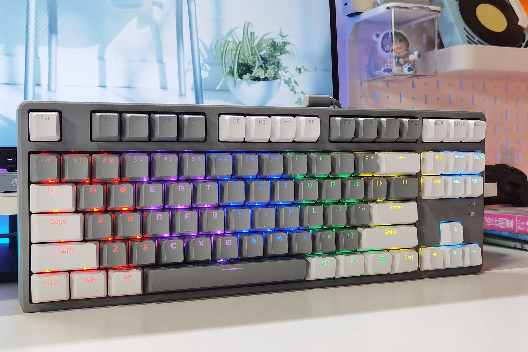 黑爵104键机械键盘,pbt键帽食品级