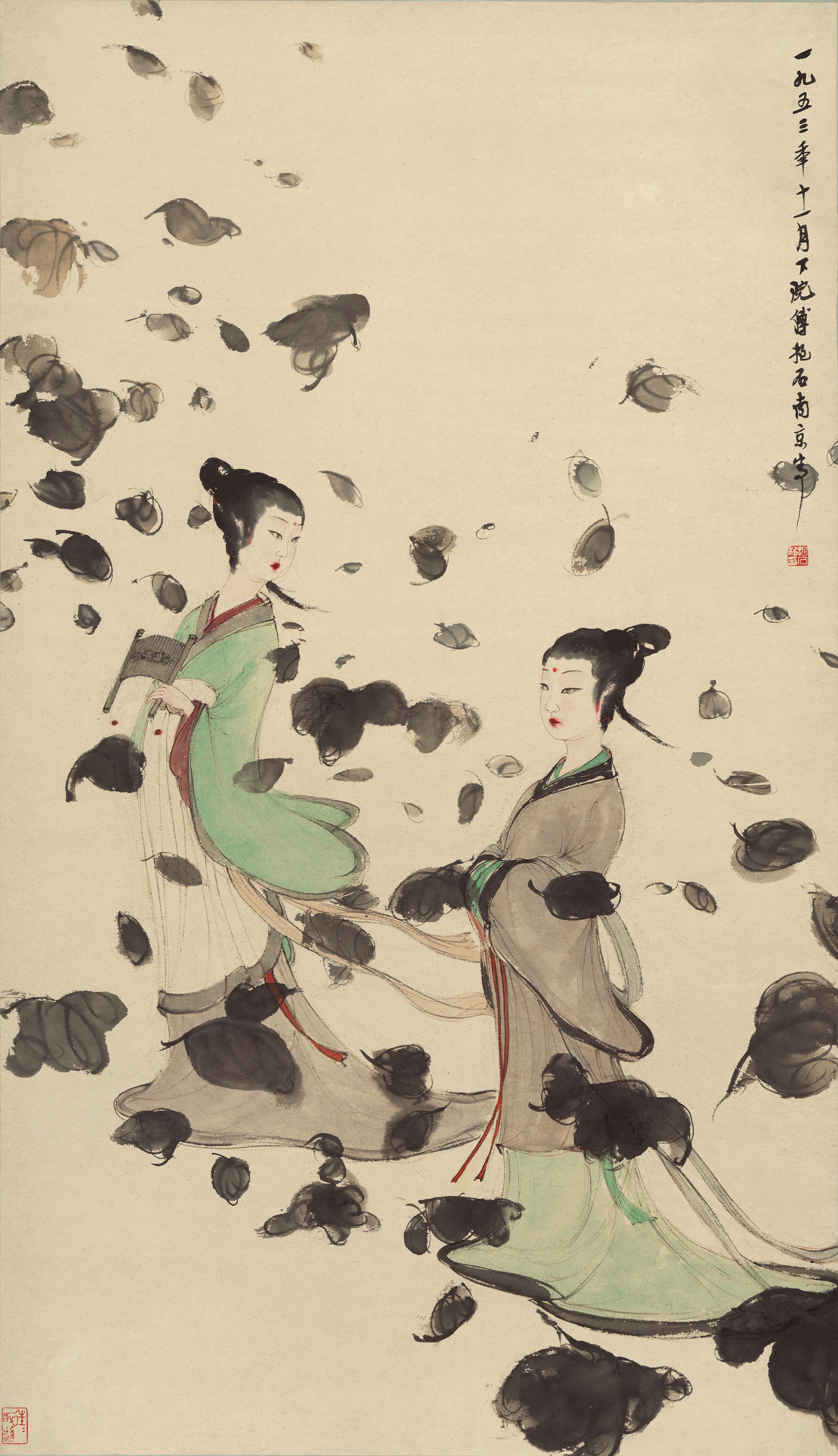 傅抱石山水画100幅欣赏,傅抱石山水画100幅高清图欣赏