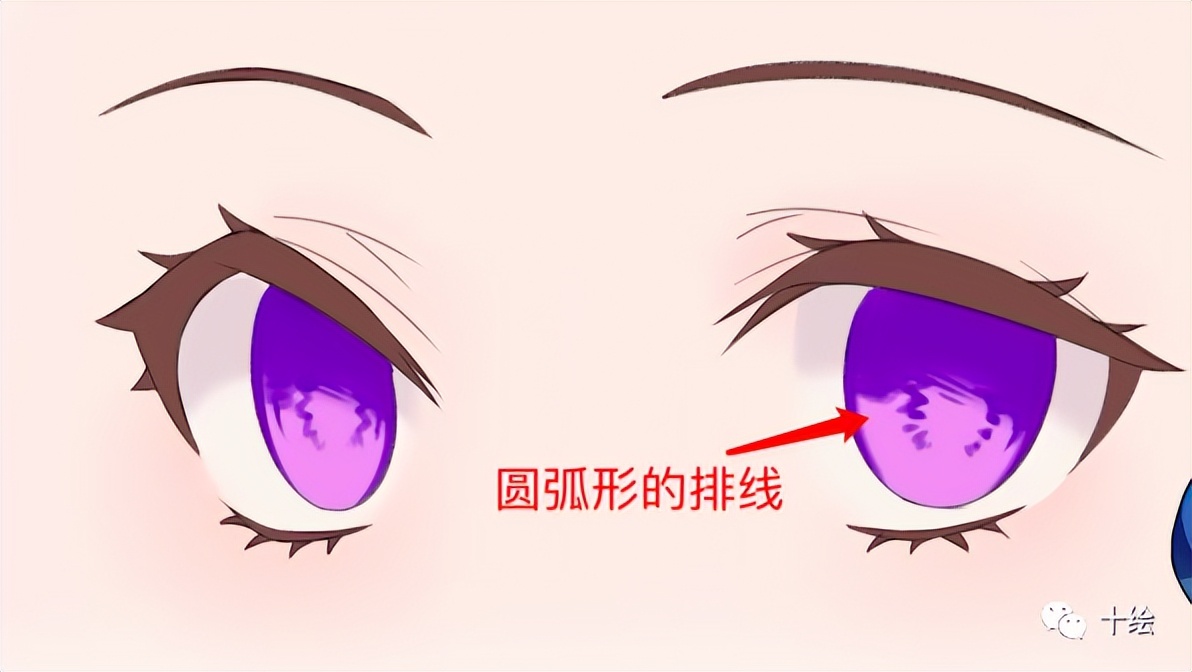 画眼睛绘画教程,新手怎么画动漫眼睛