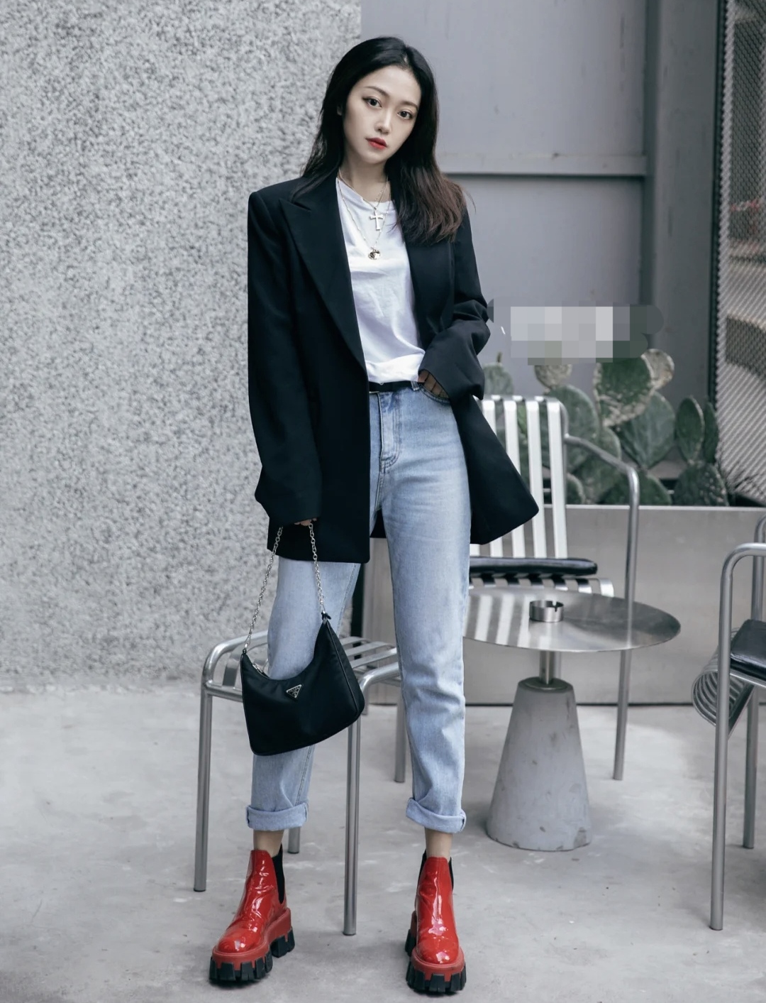 微胖女神张靓颖,张靓颖穿西装的穿搭