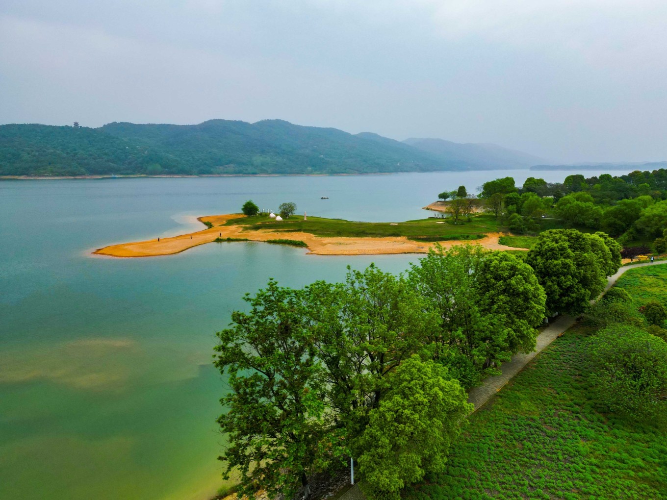 荆州洈水，五一自驾露营的好去处