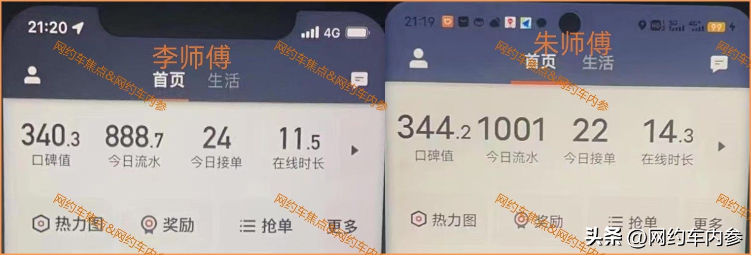 两位网约车司机,网约车司机对战