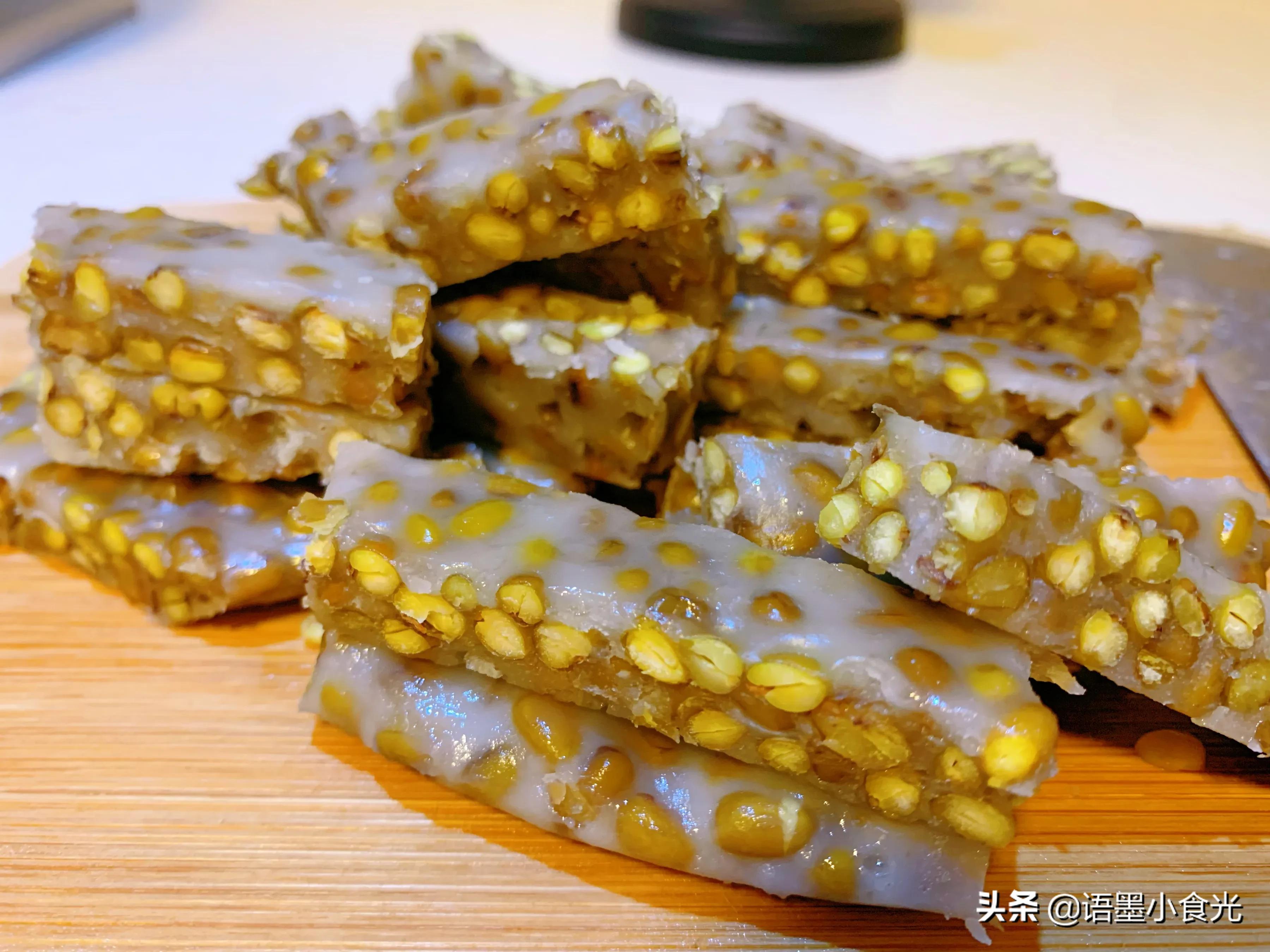 好吃又解暑绿豆糕怎么做,炎炎夏日自己做个绿豆糕解暑去火