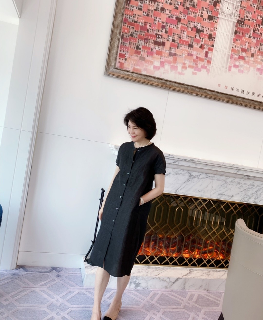 适合短发穿的气质款连衣裙,适合40岁短发女人穿的连衣裙