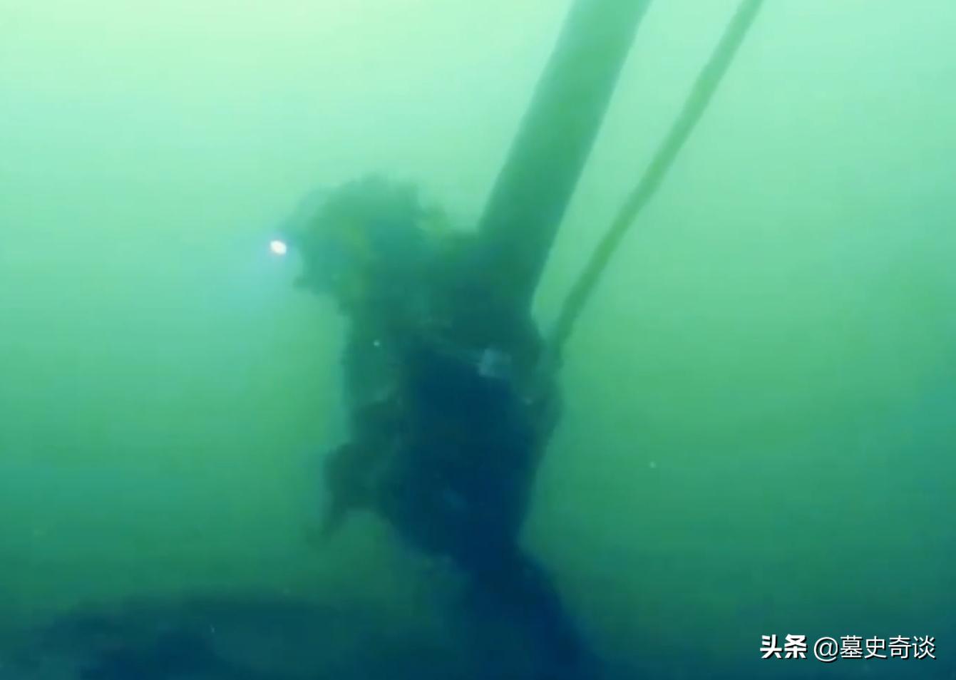 海底发现巨型沉船视频,发现水下沉船视频
