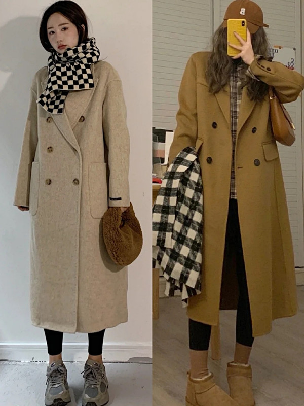 喇叭裤冬季搭配街拍,打底裤穿搭攻略