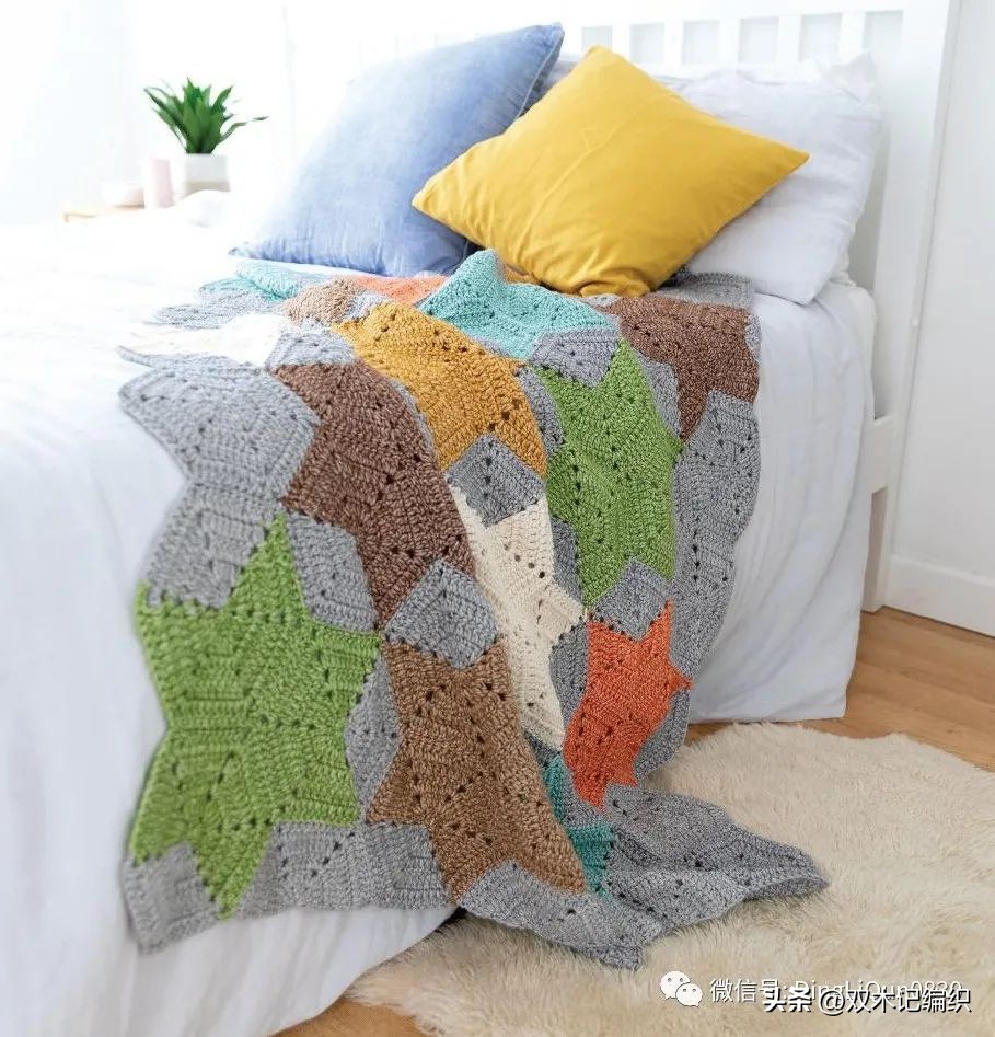 钩编简单六边形图解,钩编花样图案大全