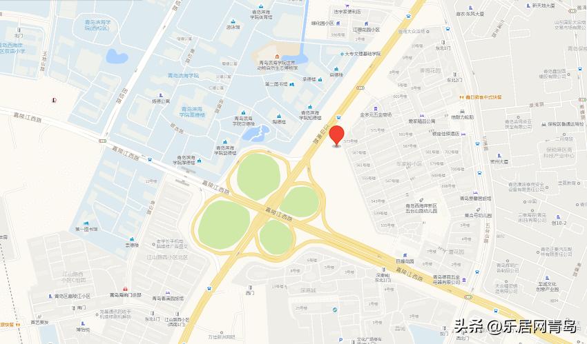 青岛滨海学院周围小区价格,青岛香江路片区