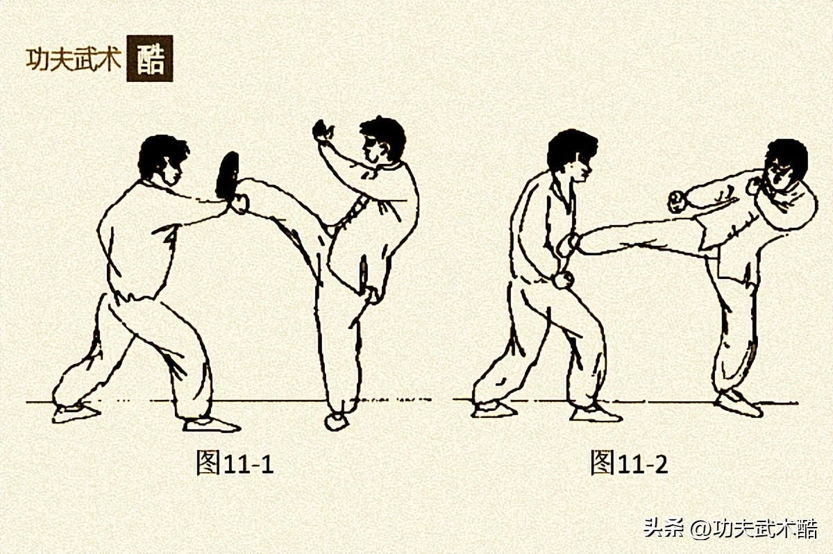 最厉害腿法腾空连环踢,格斗腿法左横踢