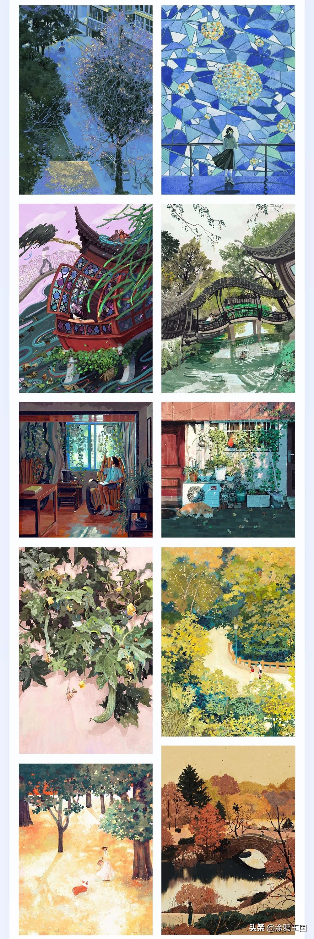 等待长夏与绿色，哆多新期插画班正在预约中——