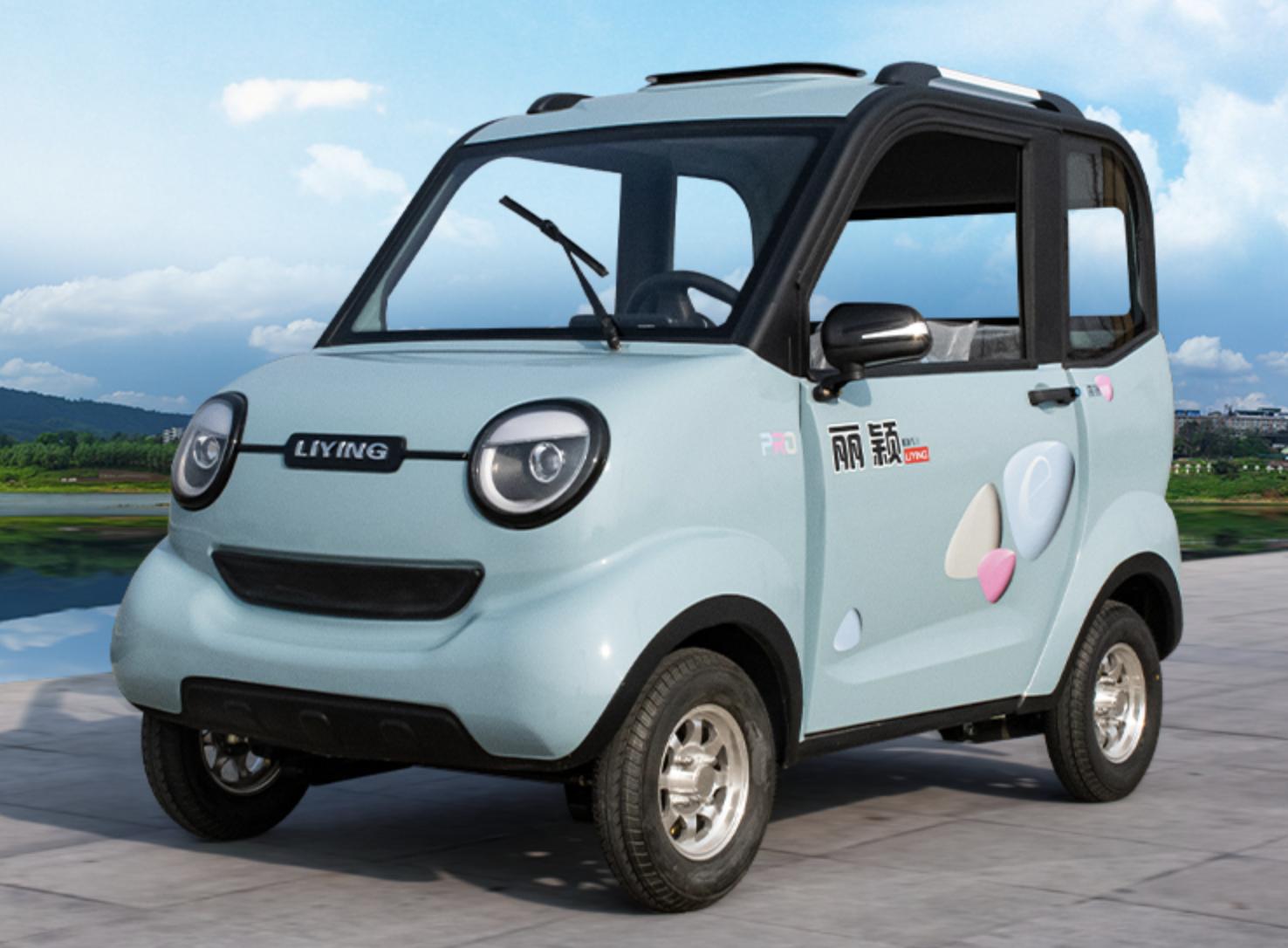 低速新能源四座四轮车,封闭四轮车最新款五座新能源